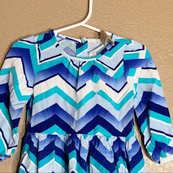 Crazy 8 blue chevron print dress - Picture 2 of 8